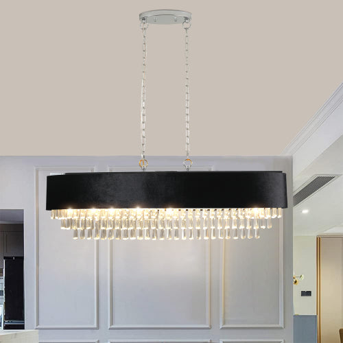 Modern Crystal Chandelier – Sleek Luxury Illumination