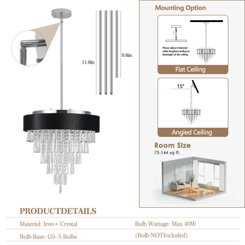 Modern Crystal Chandelier – Elegant Luxury Lighting