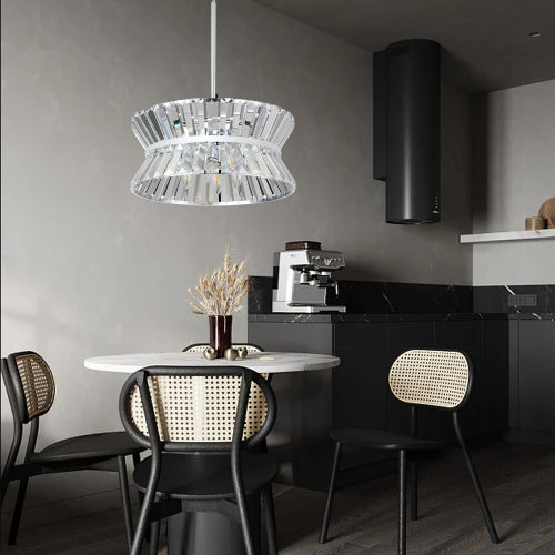 Modern Crystal Chandelier -Elegant Round Design