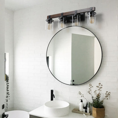 Rustic Vanity Light, Industrial Bathroom Wall Sconce  (No Bulbs)