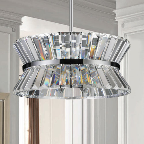 Modern Crystal Chandelier -Elegant Round Design