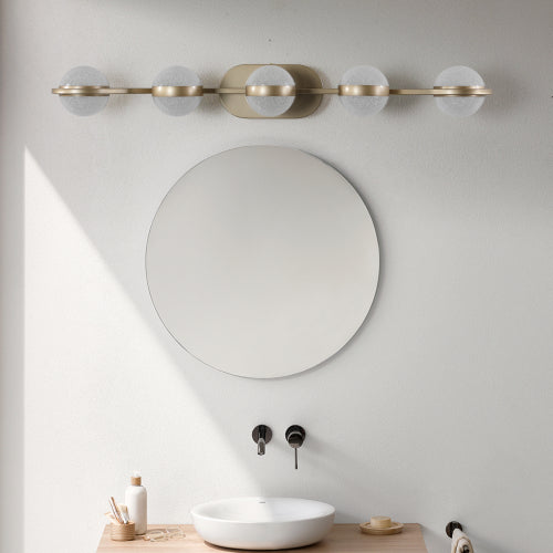 Modern Minimalist Bathroom Vanity Light (Champagne Gold)