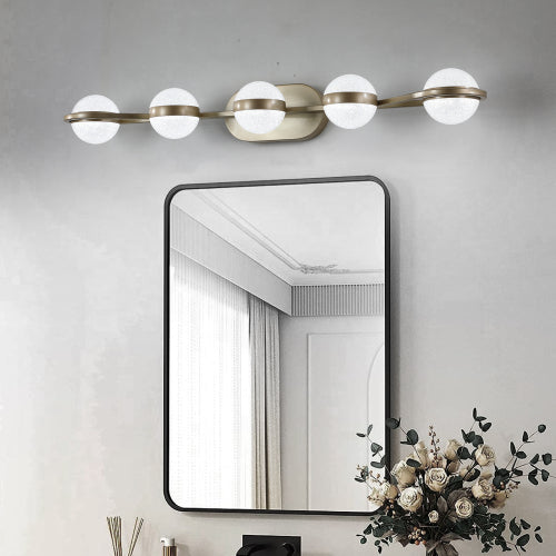 Modern Minimalist Bathroom Vanity Light (Champagne Gold)