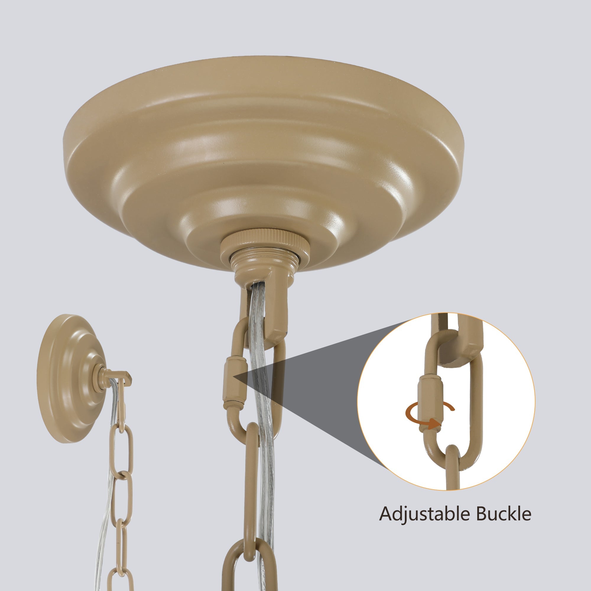 24" Woven Hemp Rope Chandelier -Boho Farmhouse Elegance