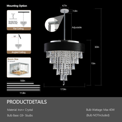 Modern Crystal Chandelier – Elegant Luxury Lighting