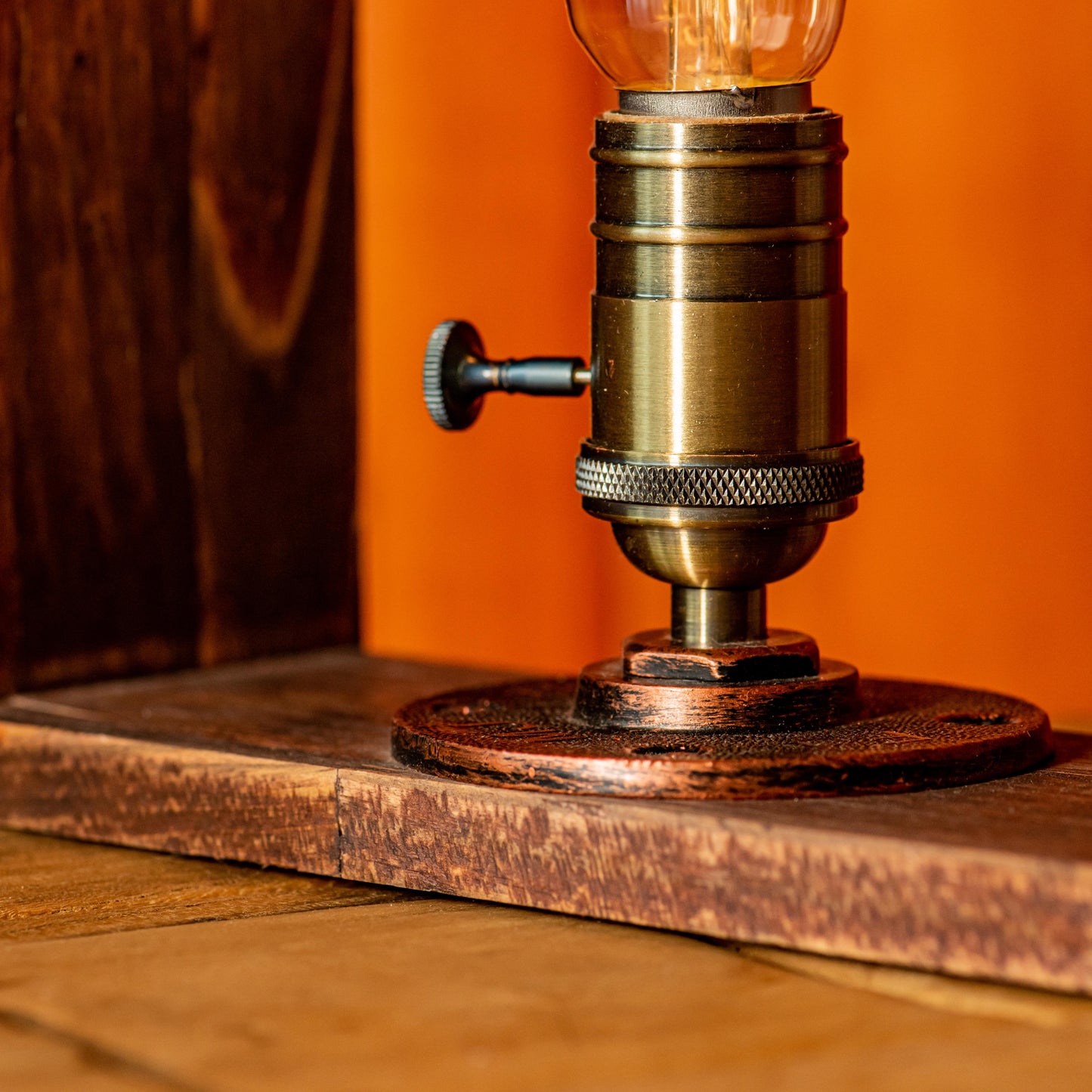 Cosmos Steampunk Handmade Vintage Adjustable Pipe Lamp