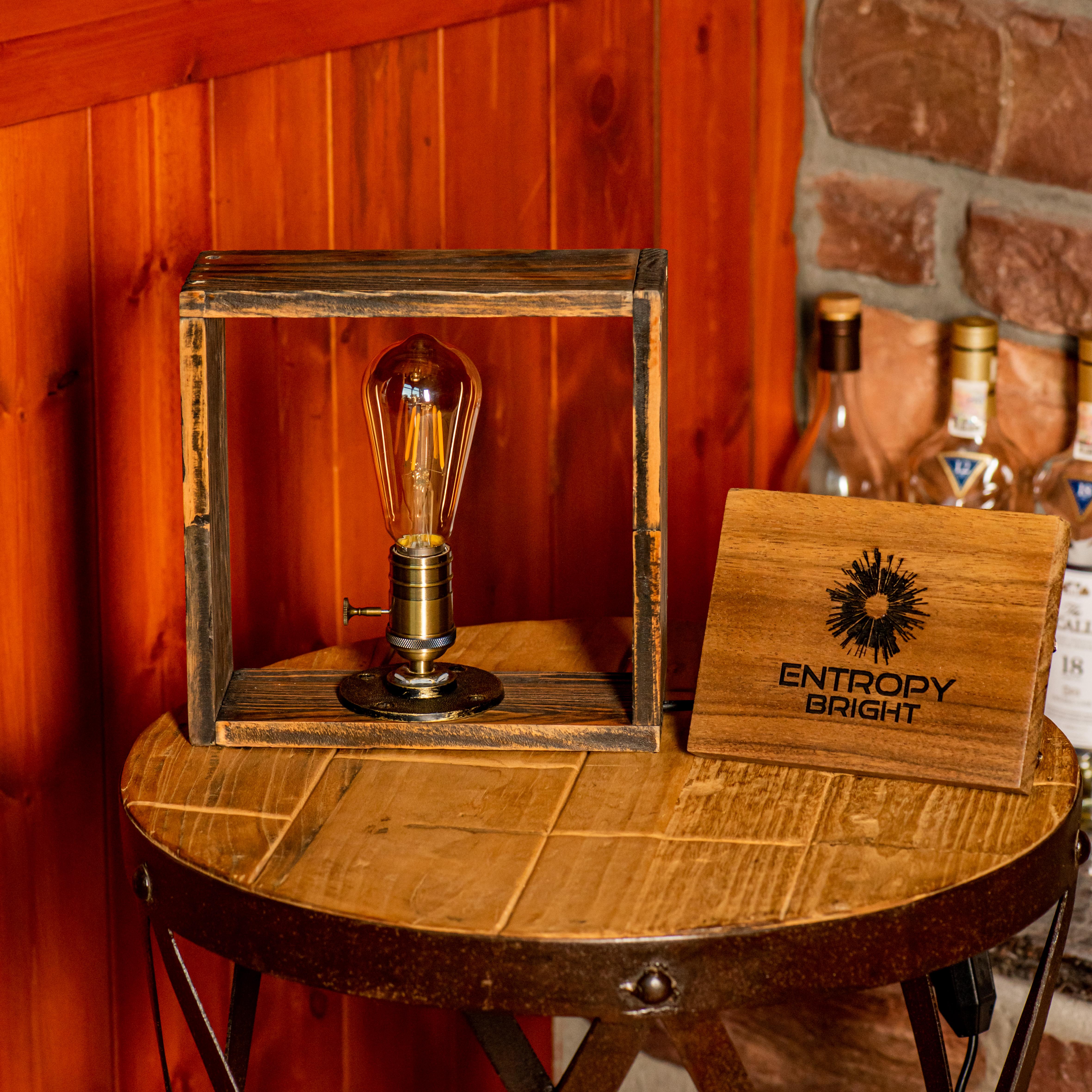 Lámpara de tubo ajustable vintage hecha a mano Steampunk Cosmos