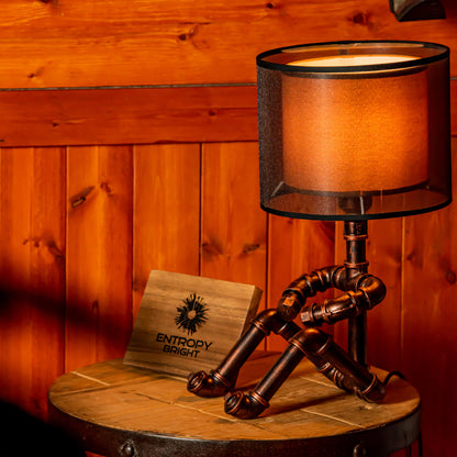 Lámpara de tubo ajustable vintage hecha a mano estilo steampunk Galaxy - Promoción navideña