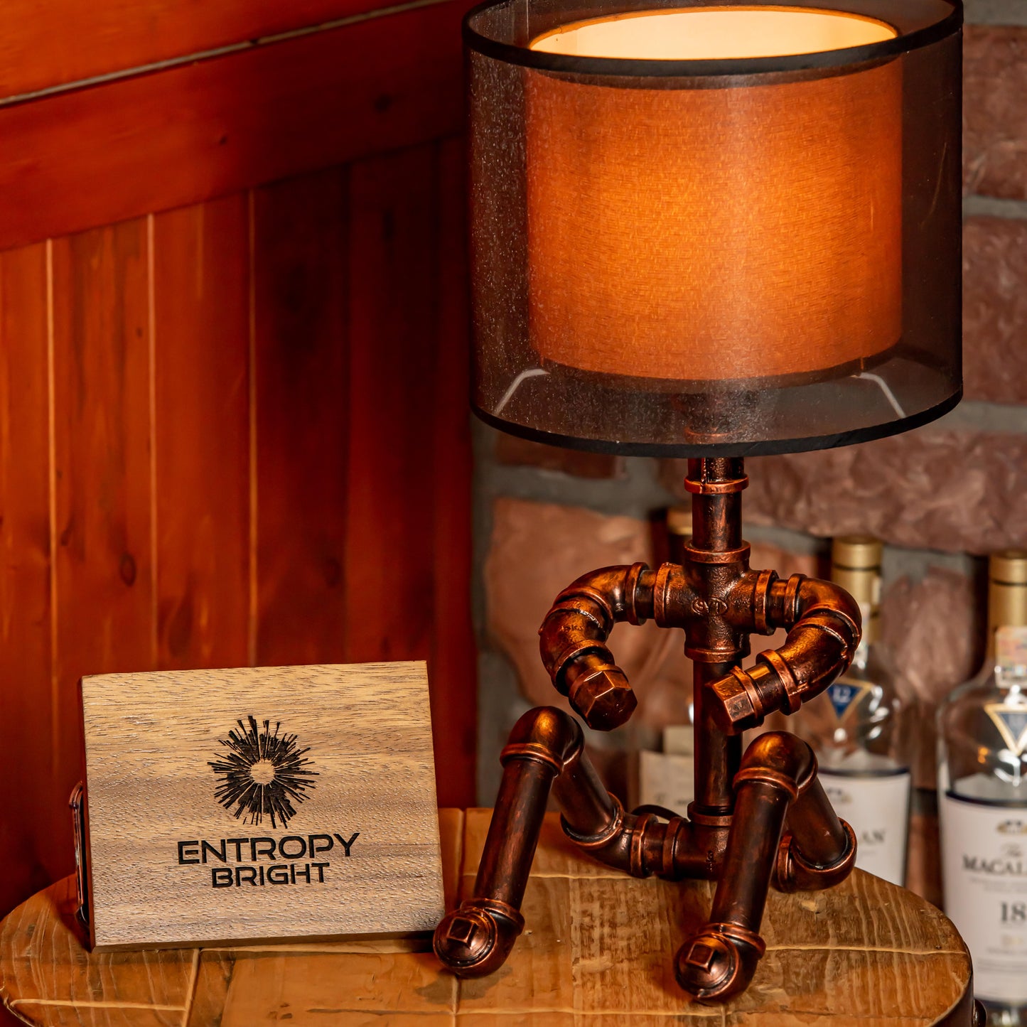 Galaxy Steampunk Handmade Vintage Adjustable Pipe Lamp
