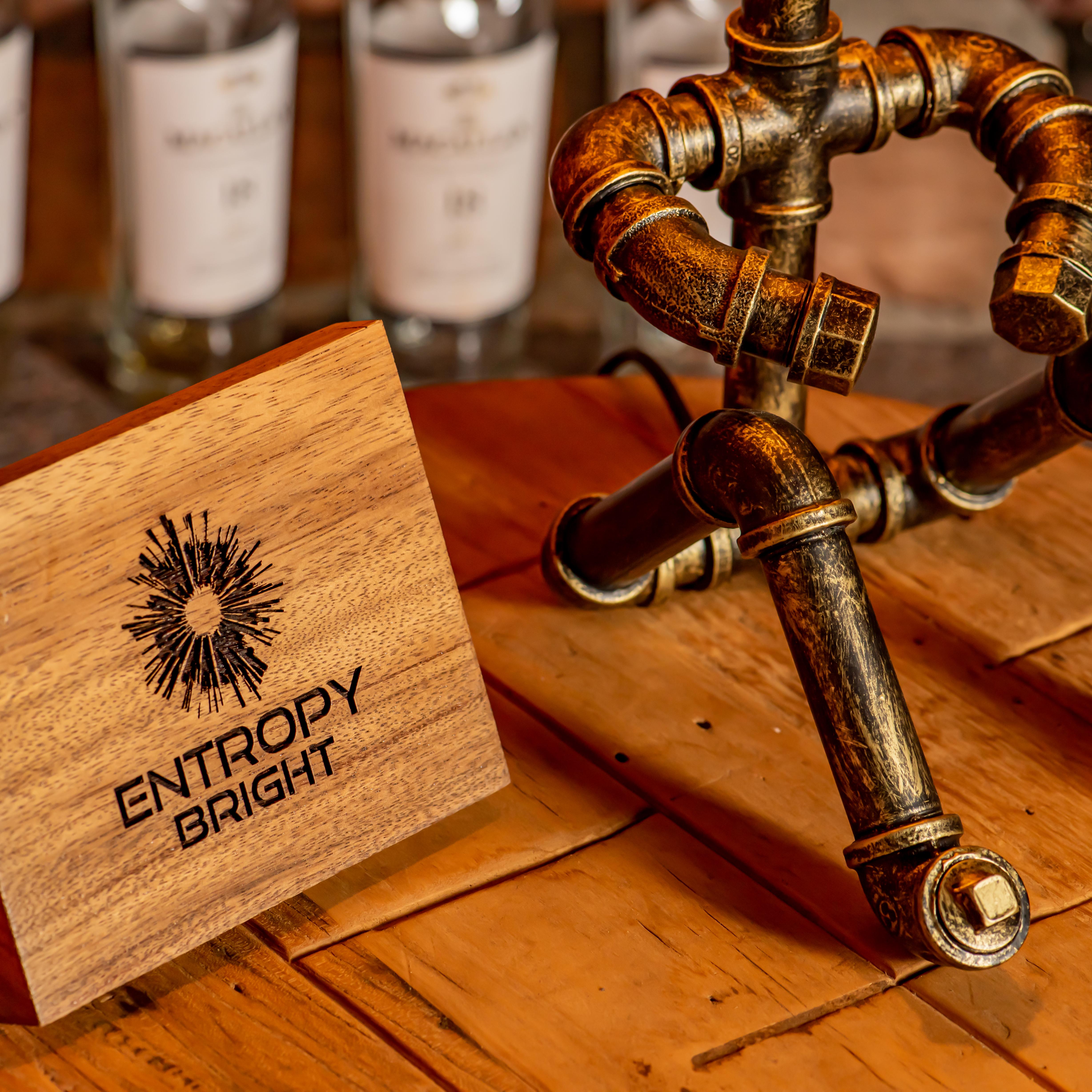 Lámpara de tubo ajustable vintage hecha a mano estilo steampunk Galaxy - Promoción navideña
