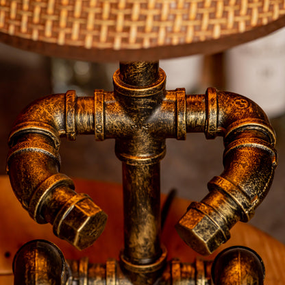 Lámpara de tubo ajustable vintage hecha a mano estilo steampunk Galaxy - Promoción navideña