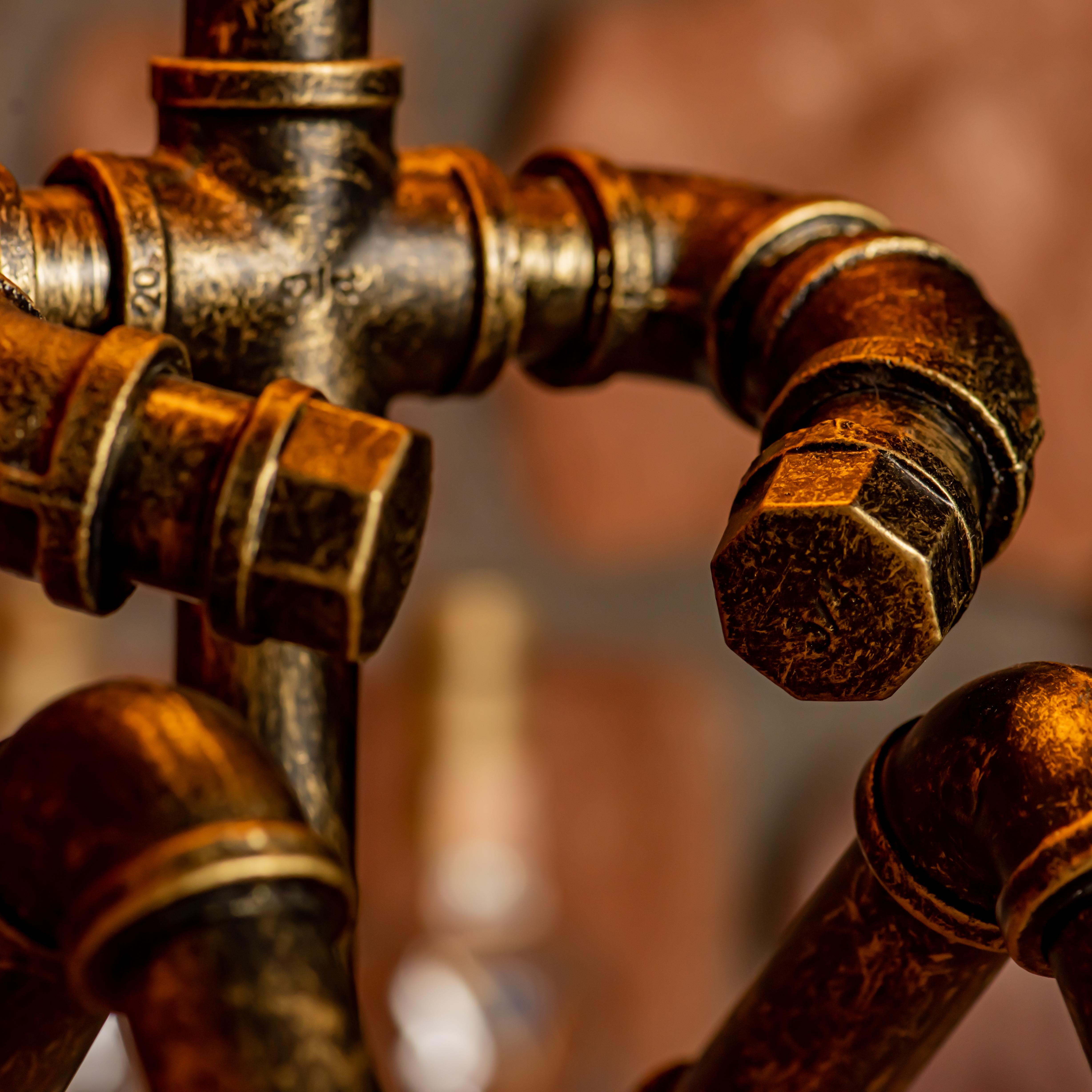 Lámpara de tubo ajustable vintage hecha a mano estilo steampunk Galaxy - Promoción navideña