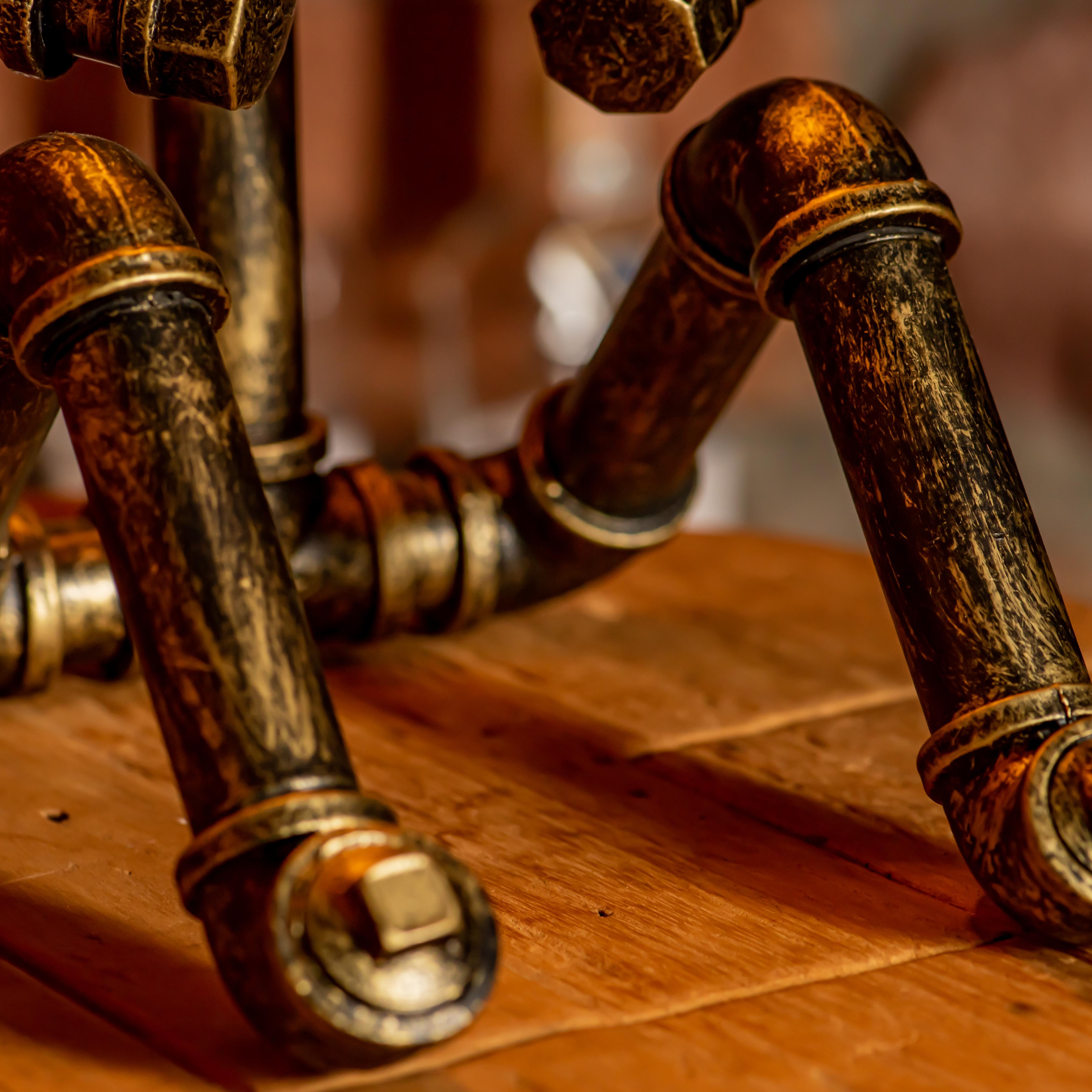 Lámpara de tubo ajustable vintage hecha a mano estilo steampunk Galaxy - Promoción navideña