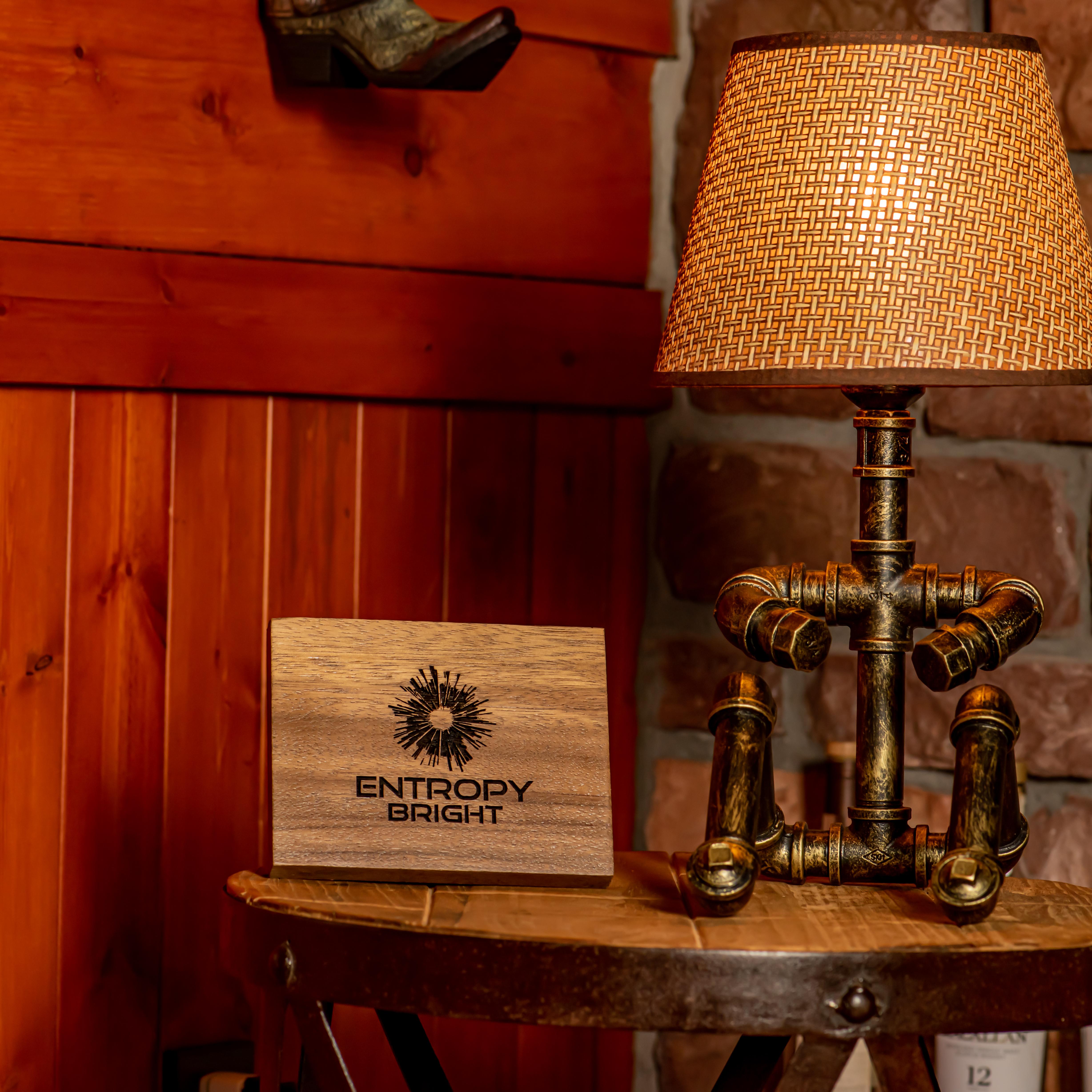 Lámpara de tubo ajustable vintage hecha a mano estilo steampunk Galaxy - Promoción navideña