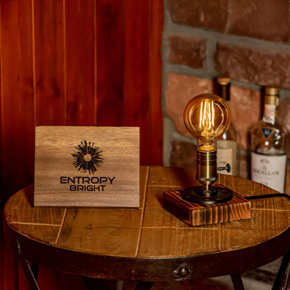 Lampe à tuyau réglable vintage faite à la main de style steampunk Edison
