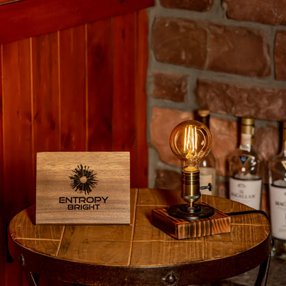 Lampe à tuyau réglable vintage faite à la main de style steampunk Edison