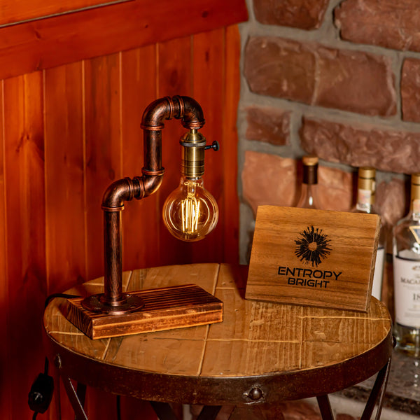 Aurora Steampunk Pipe Lamp