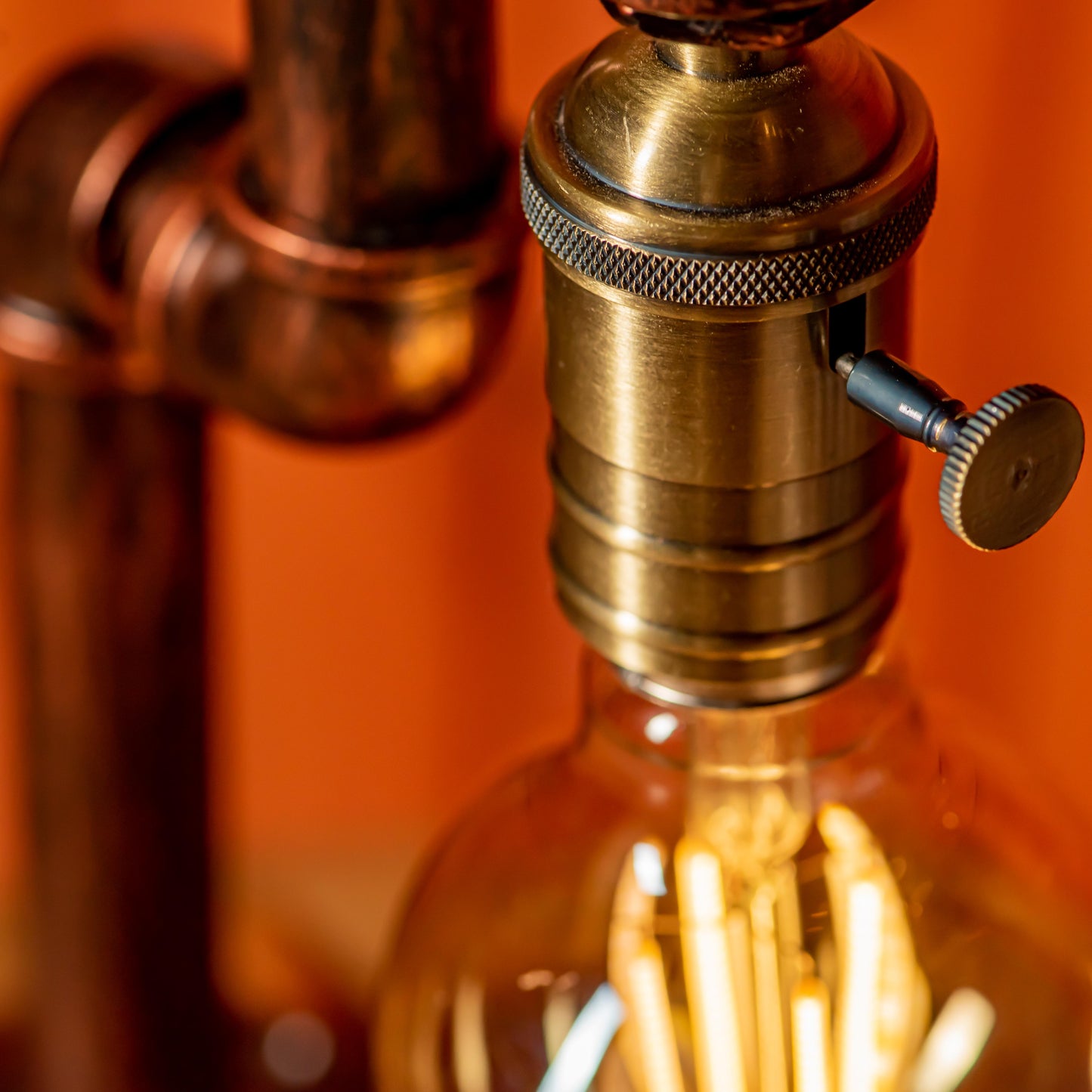 Aurora Steampunk Handmade Vintage Adjustable Pipe Lamp