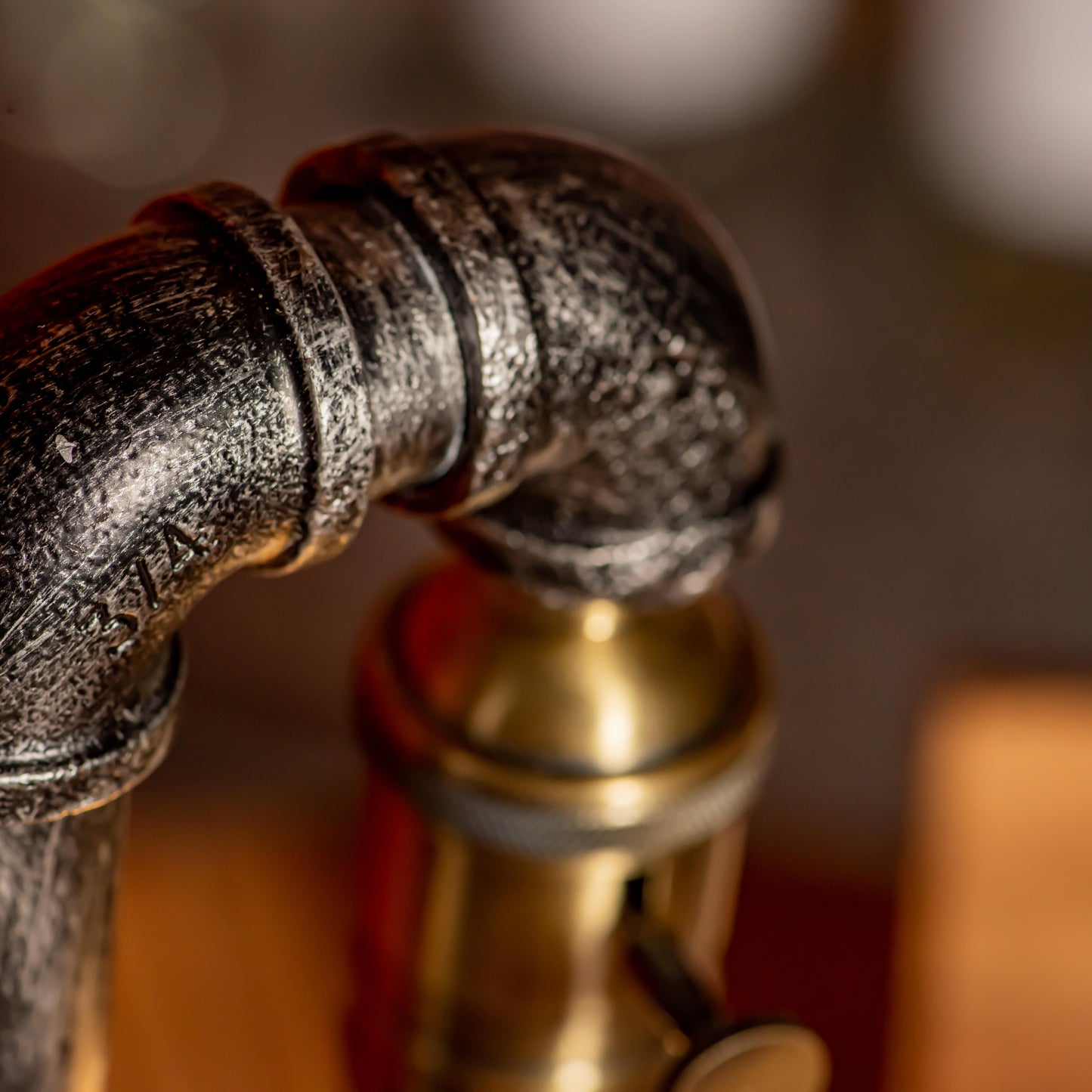 Aurora Steampunk Handmade Vintage Adjustable Pipe Lamp