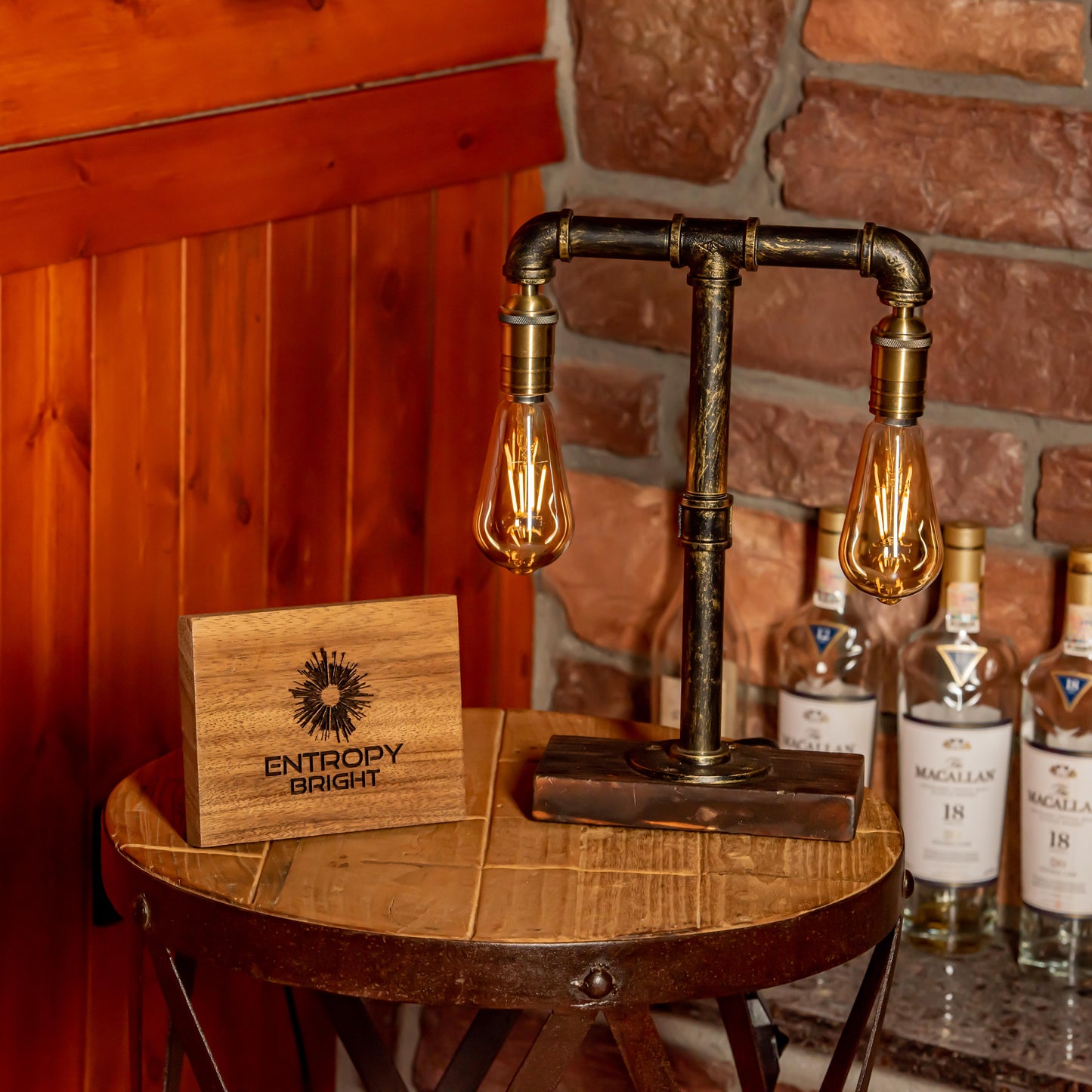 Twilight Steampunk Handmade Vintage Adjustable Pipe Lamp