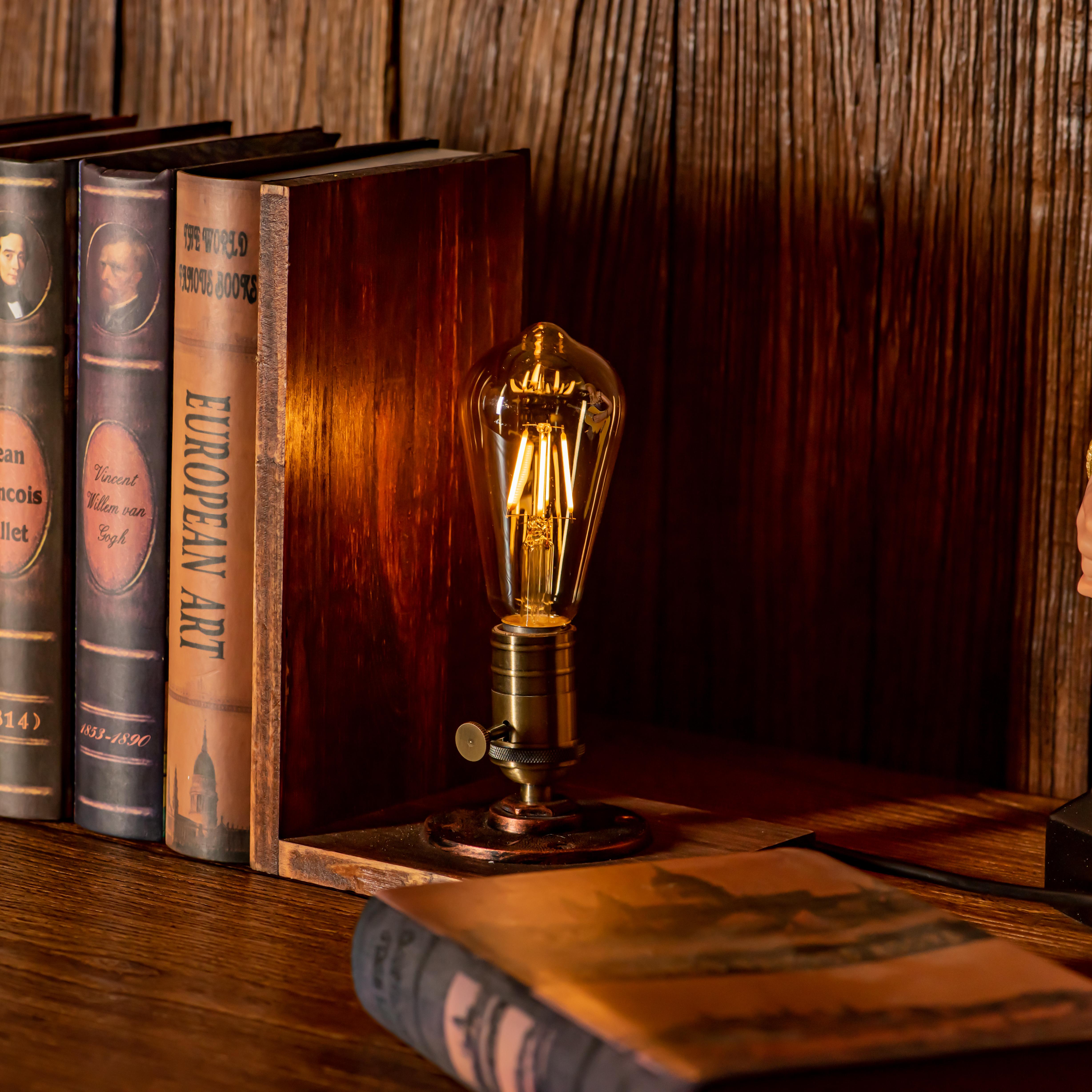 Lampe à tuyau réglable vintage faite à la main Myst Steampunk