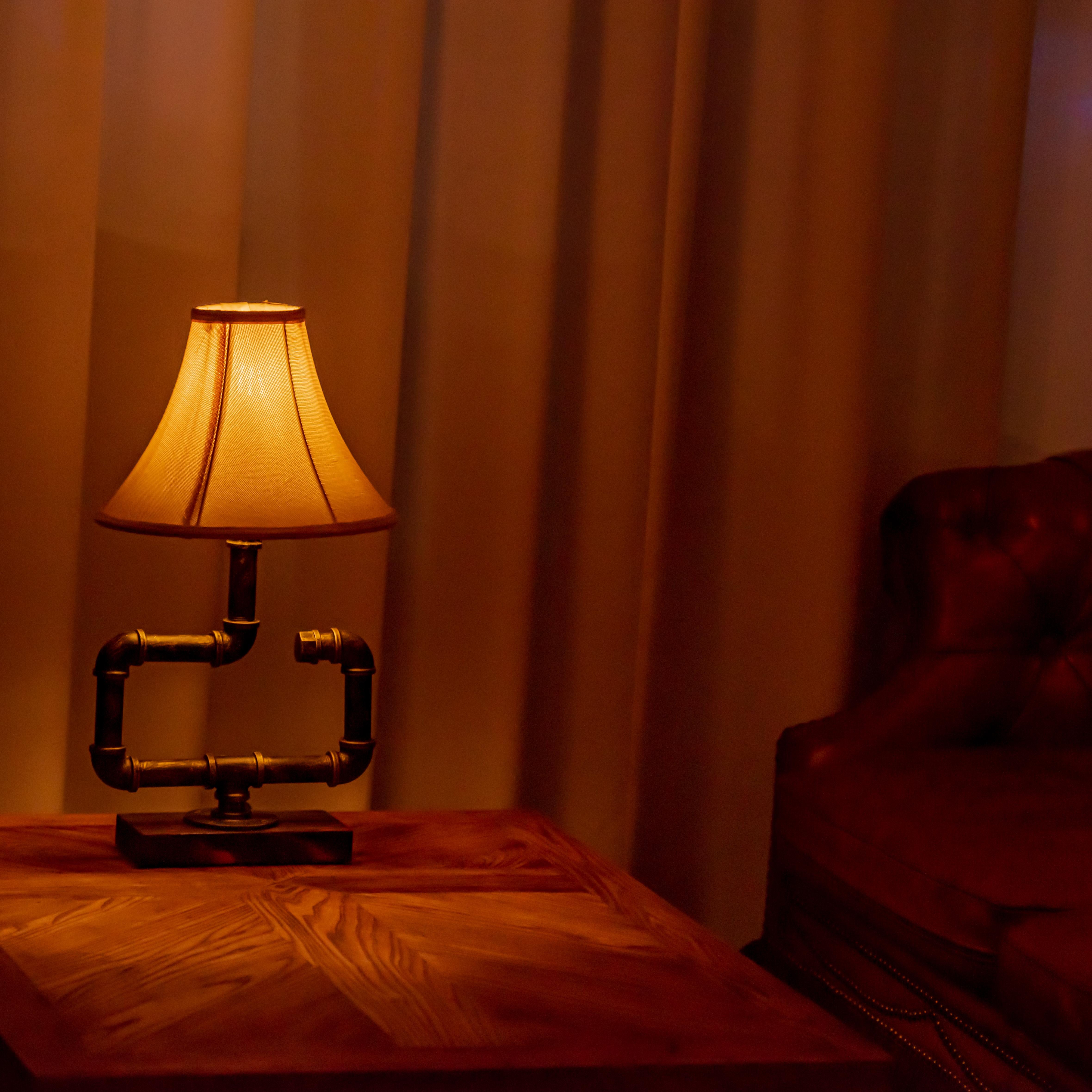 Whisper Steampunk Handmade Vintage Adjustable Pipe Lamp