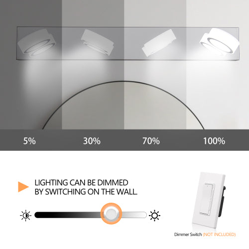 29" Modern 4-Light LED Vanity Light