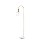 Bell-Shaped Gold Base Floor Lamp