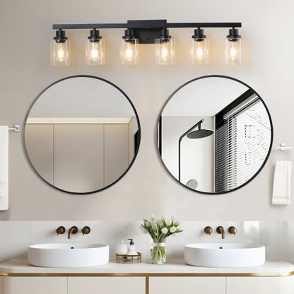 Modern Black  Bathroom Vanity Light Fixture (No Bulbs)