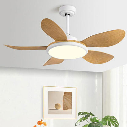 White Modern Ceiling Fan Lamp