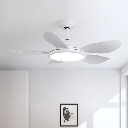 White Modern Ceiling Fan Lamp