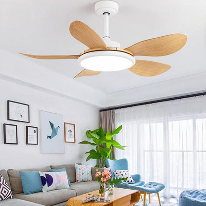 White Modern Ceiling Fan Lamp