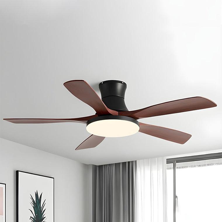 Lampe de ventilateur de plafond moderne à 5 pales