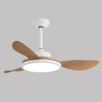 White Modern Ceiling Fan Lamp
