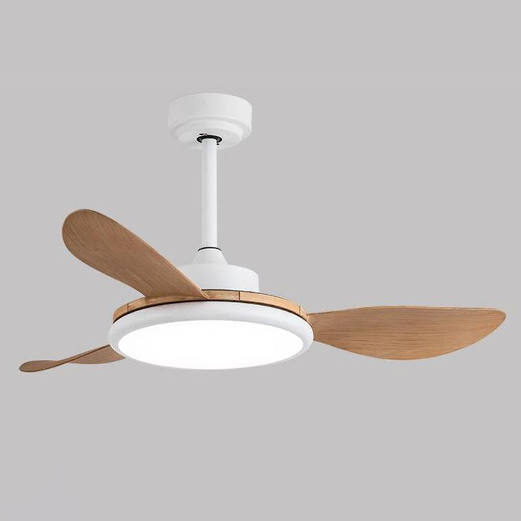 White Modern Ceiling Fan Lamp