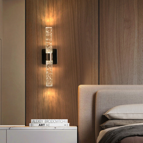 Contemporary Crystal Wall Light – Sleek Modern Elegance