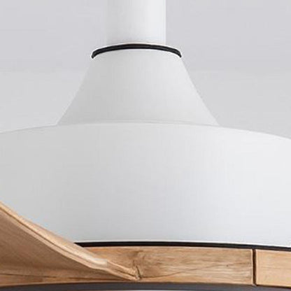 White Modern Ceiling Fan Lamp