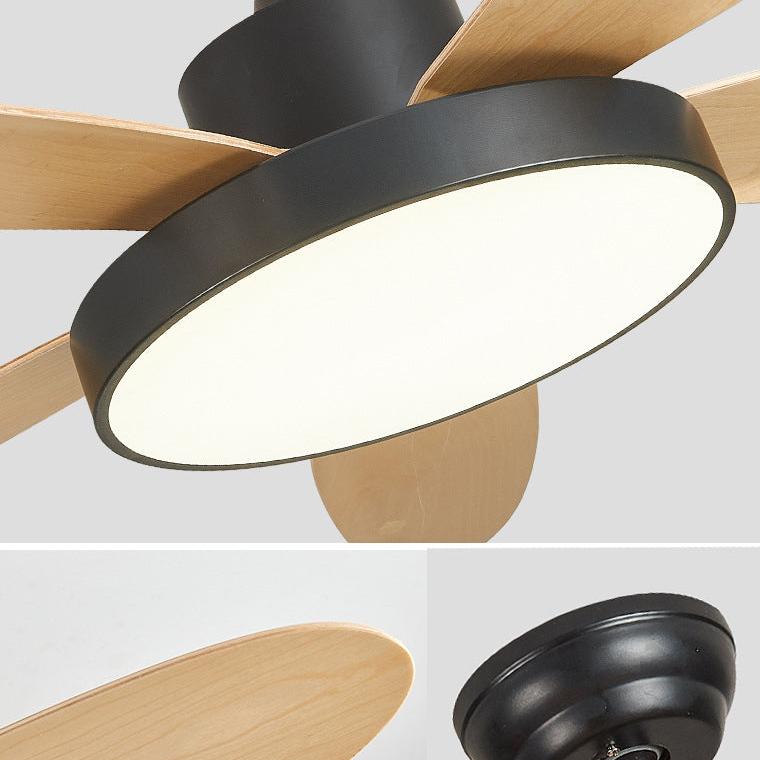 Lampe de ventilateur de plafond moderne à 5 pales