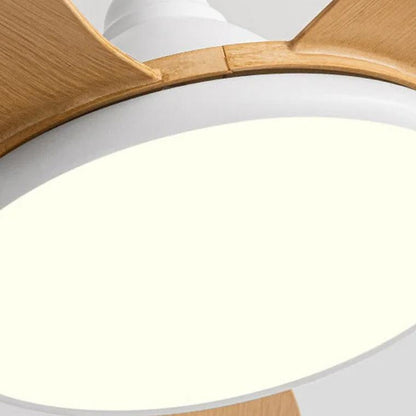 White Modern Ceiling Fan Lamp