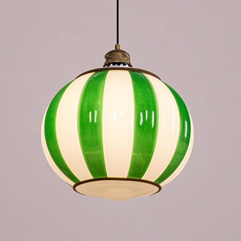 Candy Green Retro Pendant Light – Vintage Charm