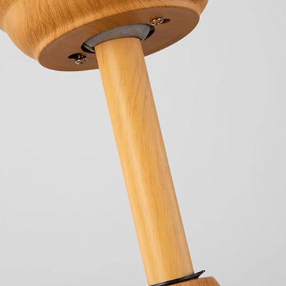 3 Wood Blade Ceiling Fan Lamp