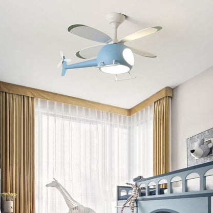 Airplane Children Ceiling Fan Lamp