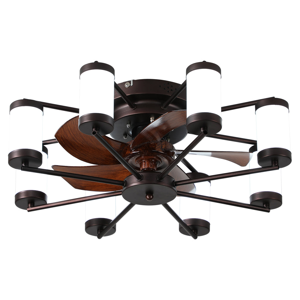 21.7" Low-Profile Ceiling Fan with Dimmable Light