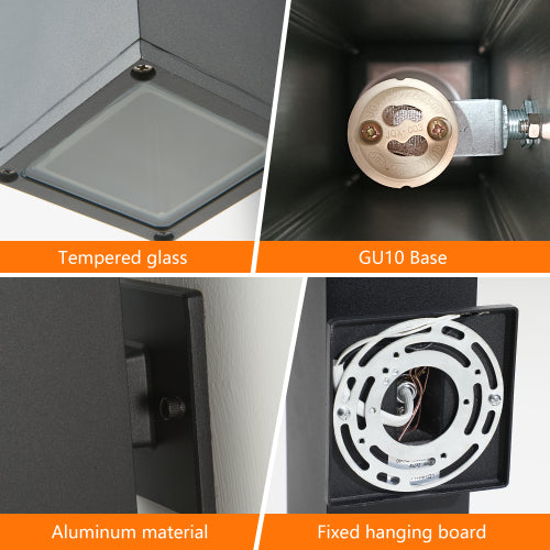 2-Pack Outdoor Wall Sconce