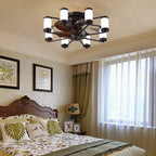 21.7" Low-Profile Ceiling Fan with Dimmable Light