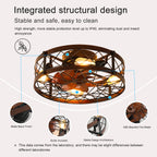 20-Inch Caged Ceiling Fan with Light