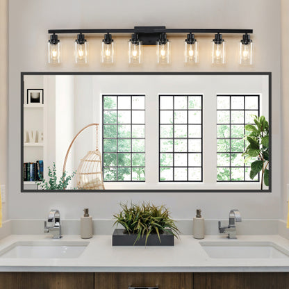 Modern Black  Bathroom Vanity Light Fixture (No Bulbs)