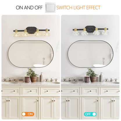 24" Vintage 4-Light Wall Sconce   (No Bulbs)
