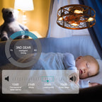 20-Inch Caged Ceiling Fan with Light