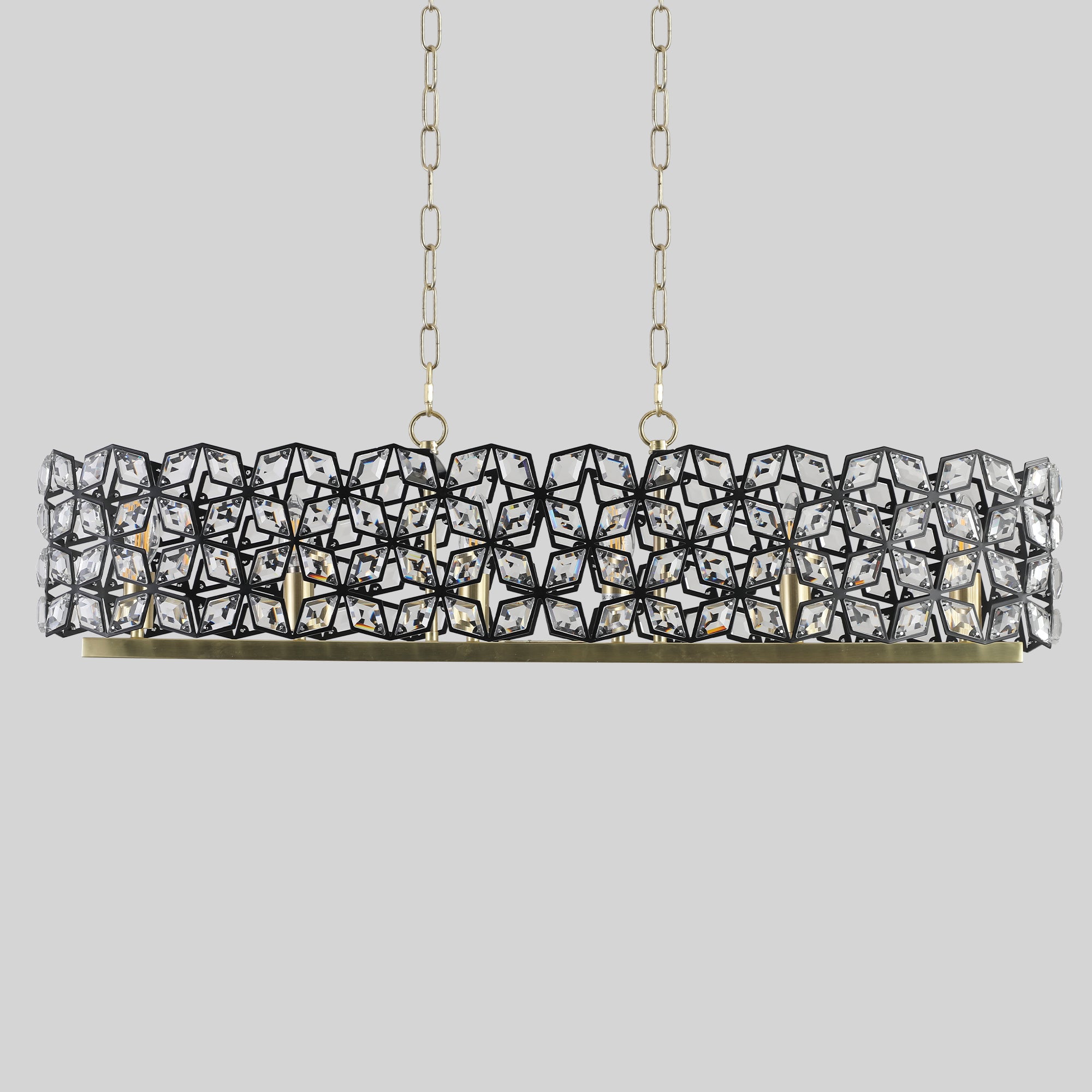 Modern Gold Crystal Chandelier – Luxury Ceiling Fixture